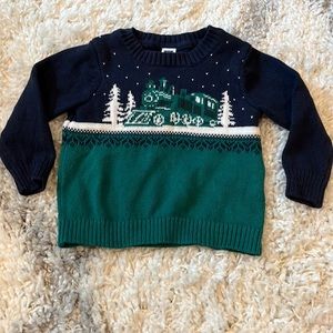 Janie and Jack train sweater